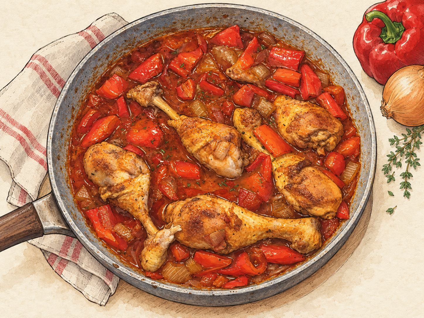 Caribbean chicken stew